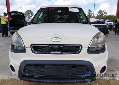 2013 Kia Soul + from USA, damaged, VIN KNDJT2A66D7580975